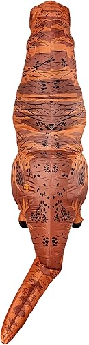 Vista 4 de Rubies Jurassic World T-Rex Inflatable Costume for Adults, Unisex One