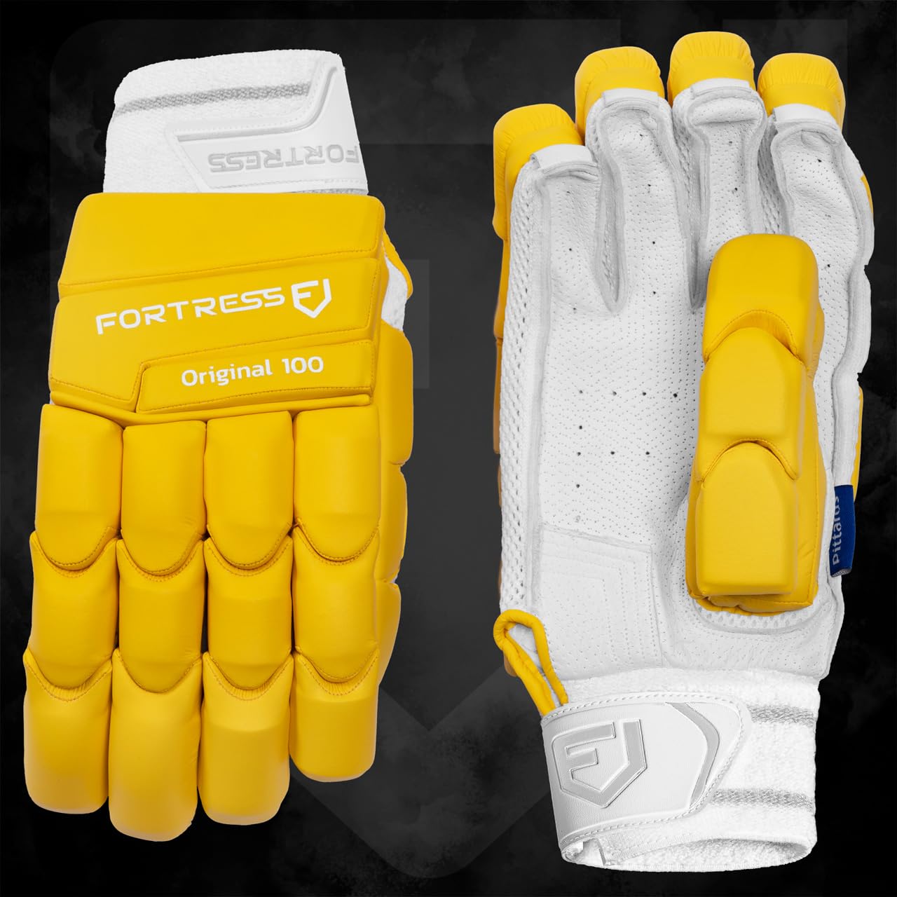 FORTRESS Guanti Da Battuta Cricket Original 100 – Guanti Da Cricket | Eccellente Presa | Ventilazione | 5 Colori Disponibili