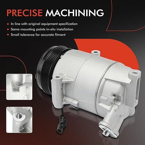 Miniatura 5 de A-Premium Compresor de A/C con embrague compatible con Chevrolet Equinox 2018-2020, Colorado 2017-2020 y GMC Terrain 2018-2022, Canyon 2017-2022 y