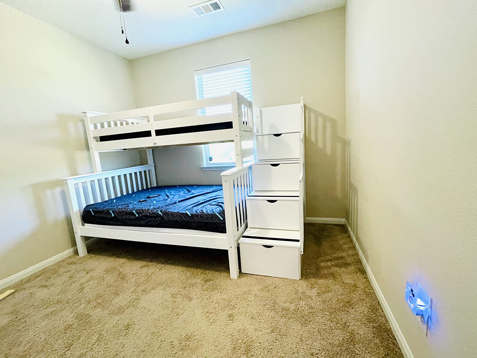 35/mo Finance Bedz King Stairway Bunk Beds Twin over Full with 4