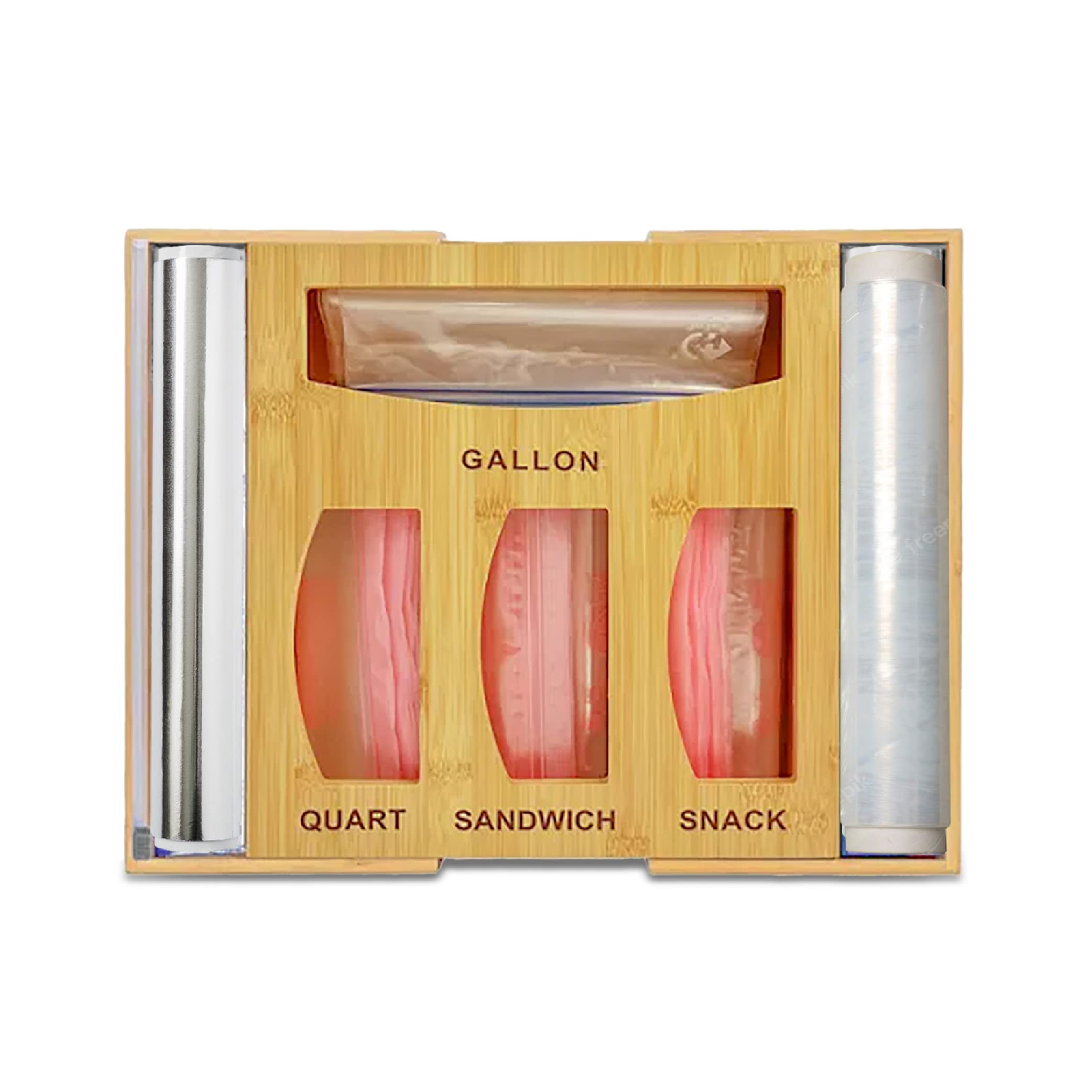 Expandable Sandwich Bag Organizer, Storage Organizer with Expandable