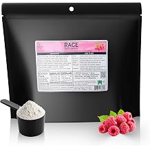 Race Raspberry Powder | High Carb & Easy to Digest Electrolyte Drink Mix | Energy Drink Powder | Organic Food, Long Lasting Energy for Running, Cycling & Training - 24 Servings