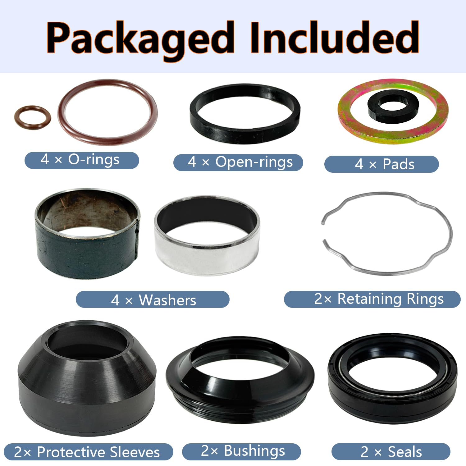 FOR HARLEY FRONT Fork Seals Kit 41mm Heritage Softail/ Electra Glide/ Road King $15.99 FOR HARLEY FRONT Fork Seals Kit 41mm Heritage Softail/ Electra Glide/ Road King $15.99