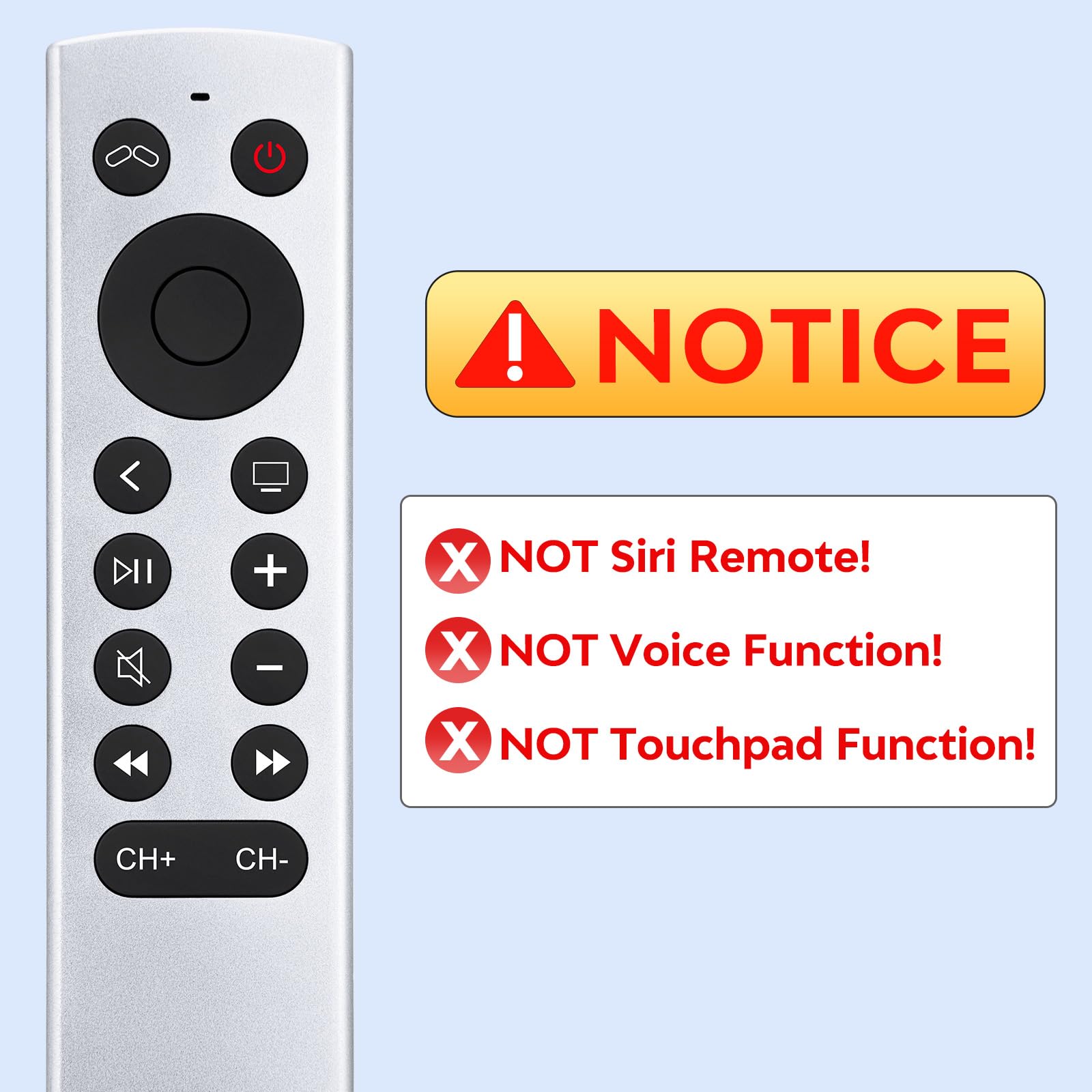 Amazon.co.jp: Apple-TV-Remote-Control 4K/HD用交換用リモコン (Siri