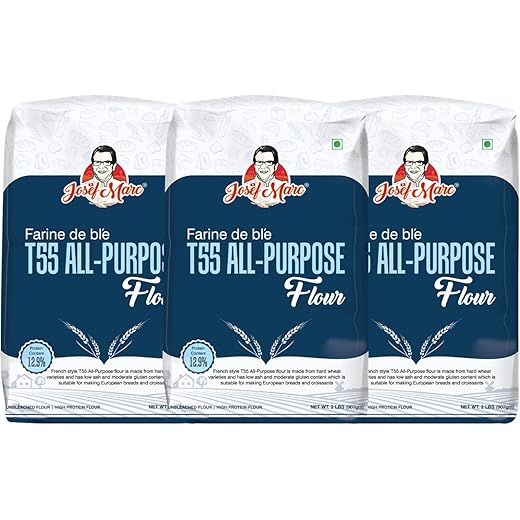 JOSEF MARC Flour 2 Lbs - Unbleached & High Protein - Pack Of