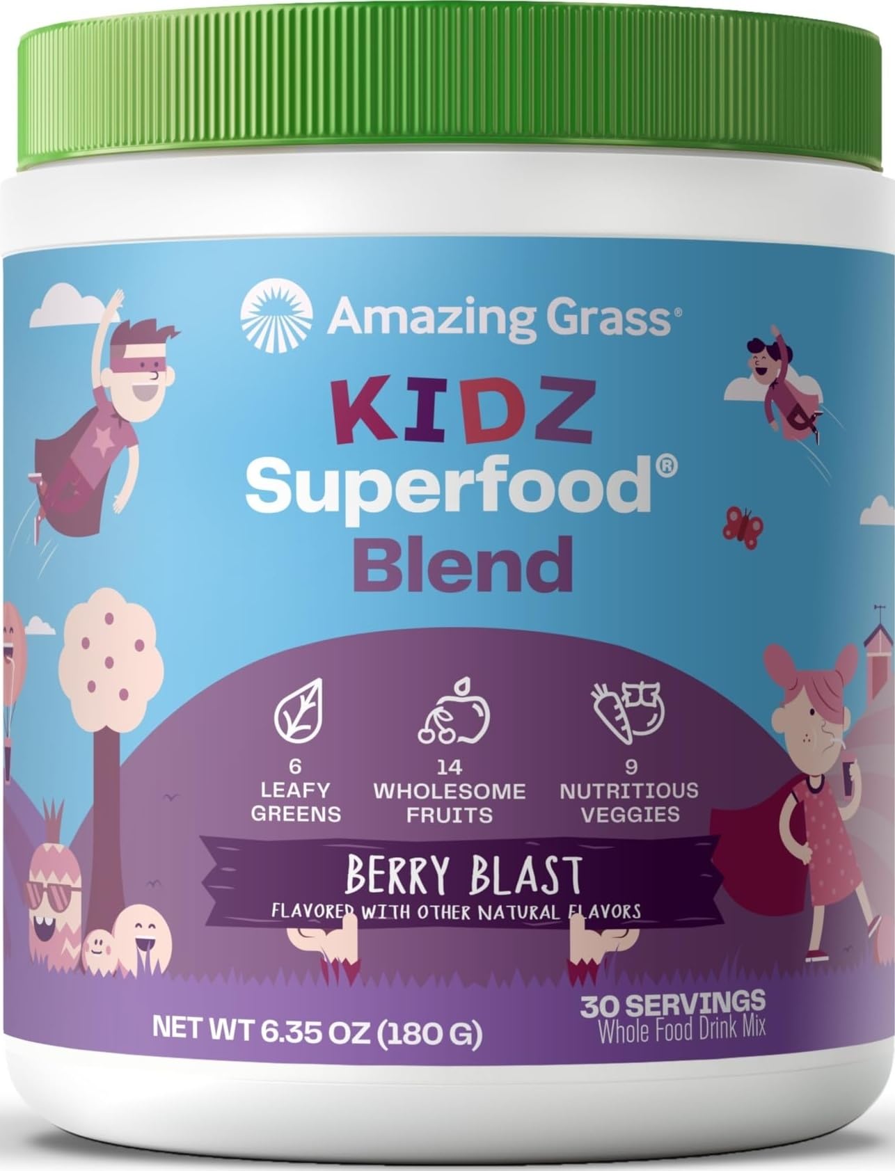 Amazing Grass Kidz Superfood Vegan Protein, Extreme Chocolate, 15 Servings — Amazon image 8