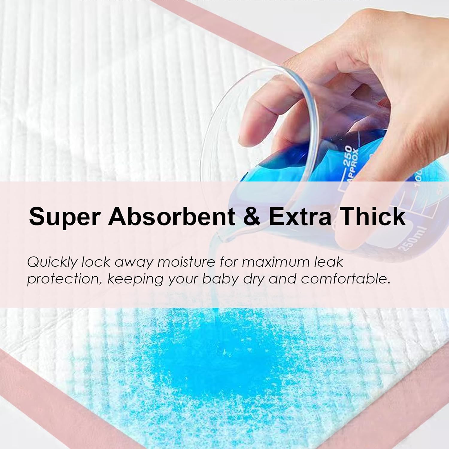 ペットトイレトレーニングパッド 100枚 使い捨て子犬おしっこパッド 犬用 超吸収性 速乾性 漏れ防止 ペットトイレパッド 犬、猫、