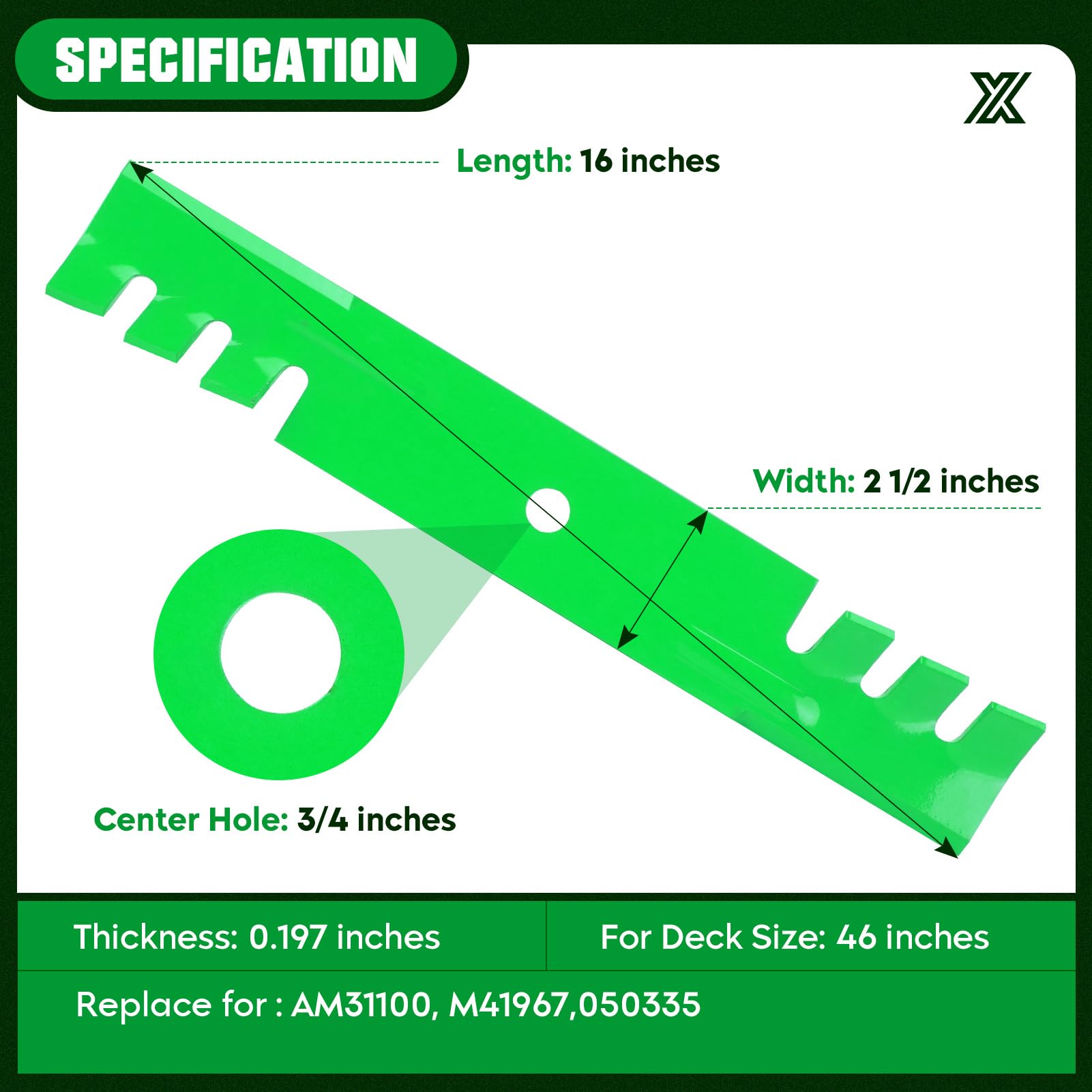 nata17 ‼️9SAM33 Amazon.com : Oregon Blade, Toro, Gator G5, 17-1/2