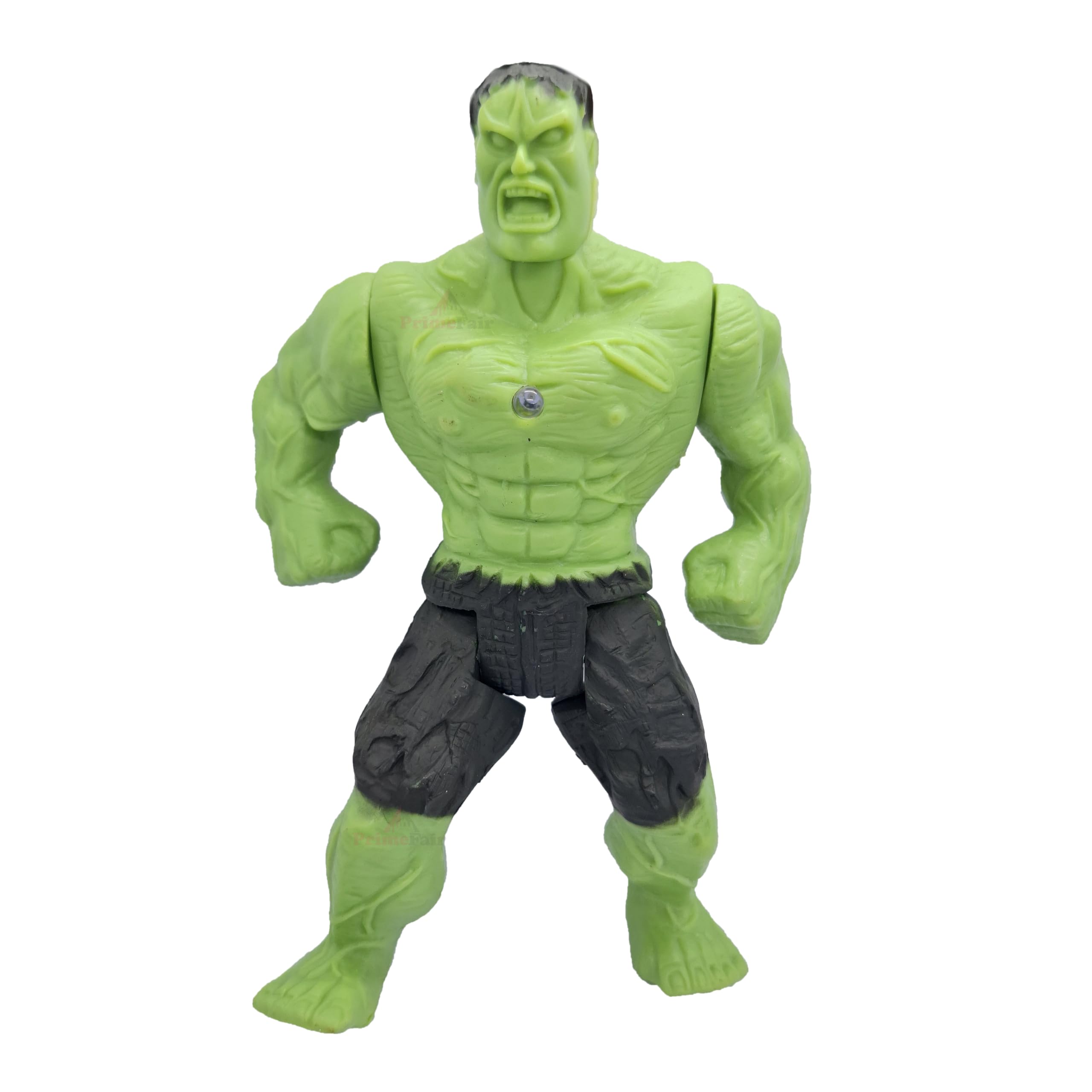 PRIMEFAIR Hulk Action Figure Avenger Toys, Avengers Hero Hulk Toy for Kids Boys and Girls, LED Light on Chest (Pack of 1) Green (Model_Hulk_A) (B0CY3C4R21) Amazon Price History, Amazon Price Tracker