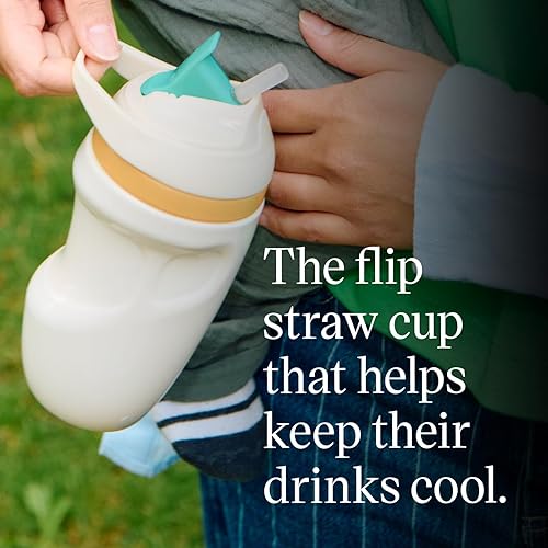 Miniatura 3 de Tommee Tippee Vaso deportivo aislado a prueba de derrames, más de 12 meses, 9 onzas, taza para beber de entrenamiento para niños pequeños, asa de