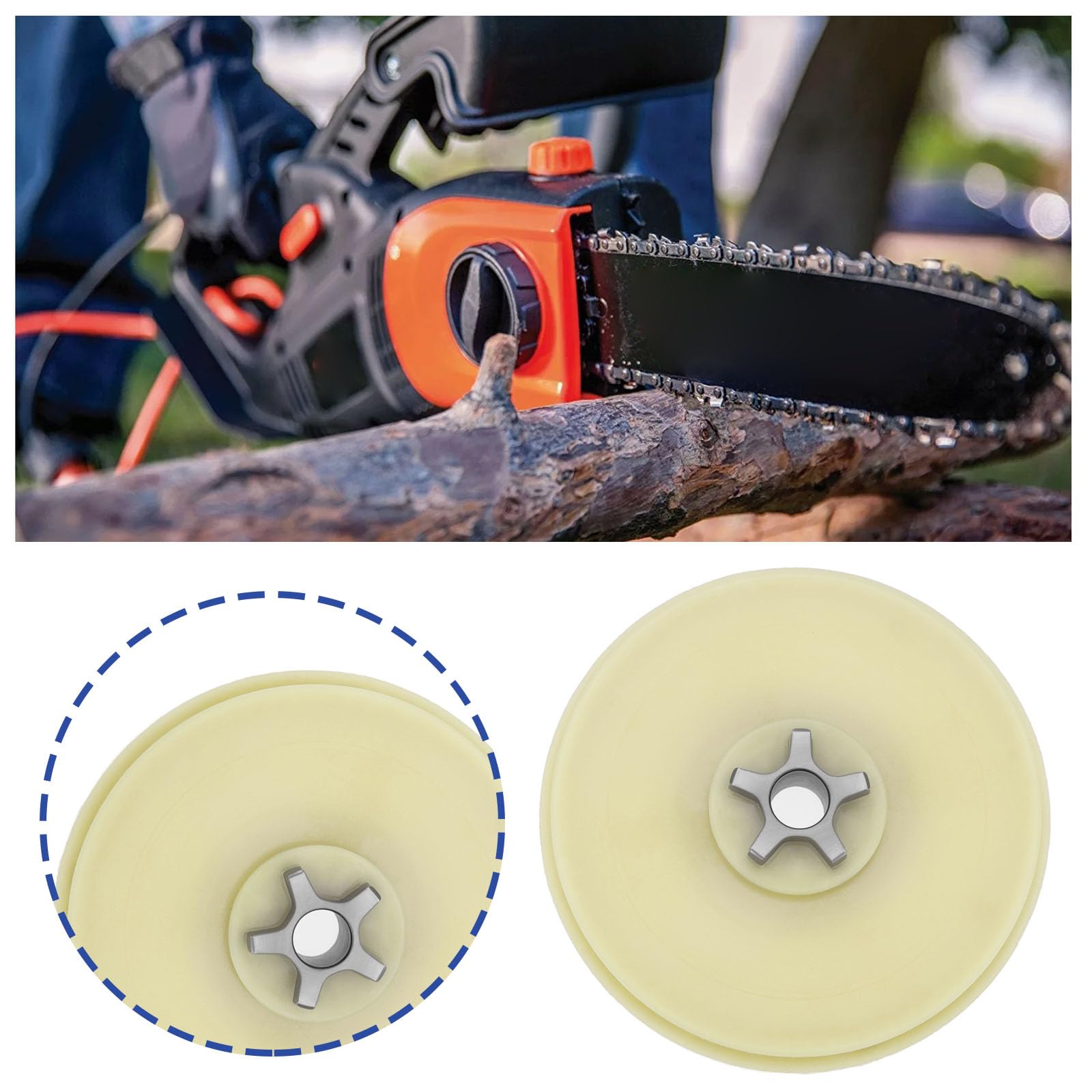 Briny River 1Pc Chainsaw Sprocket Electric Chainsaw Sprocket Gear