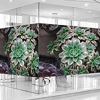 Vista 15 de Película de vinilo para ventana de privacidad y protección de la luz, adhesivo para ventana, autoestático, película de vinilo para oficina en casa