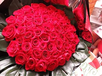 Amazon｜プロポーズ 花束 バラ 彼女 恋人 50本入り プリザーブド