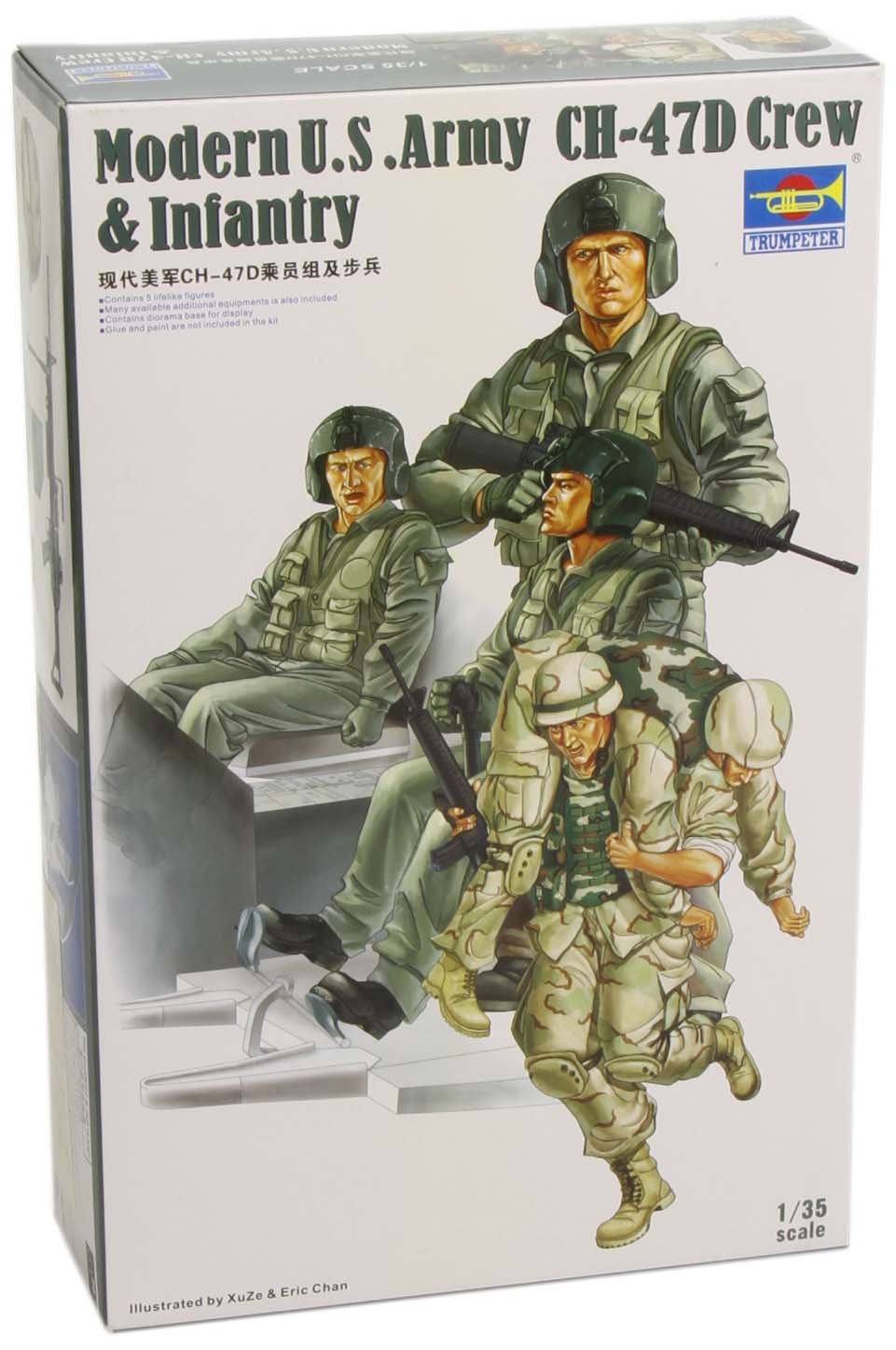 米陸軍　空軍　チャレンジ等　5個セット　US ARMY Amazon.com: Trumpeter 1/35 US Army CH47D Helicopter Crew 2003