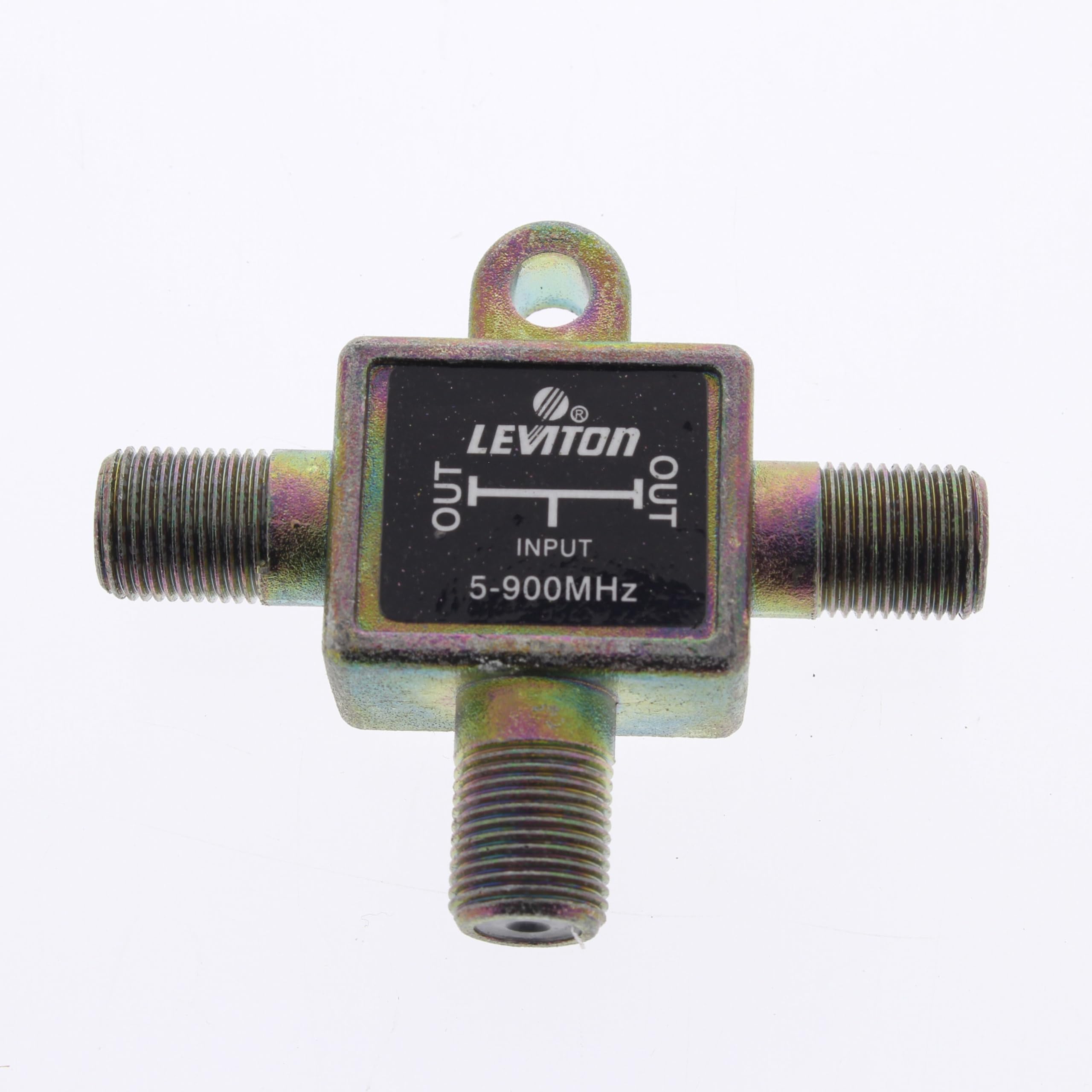 Splitter 75 Ohm Leviton bidirectionnel une entrée deux sorties pour ordinateurs