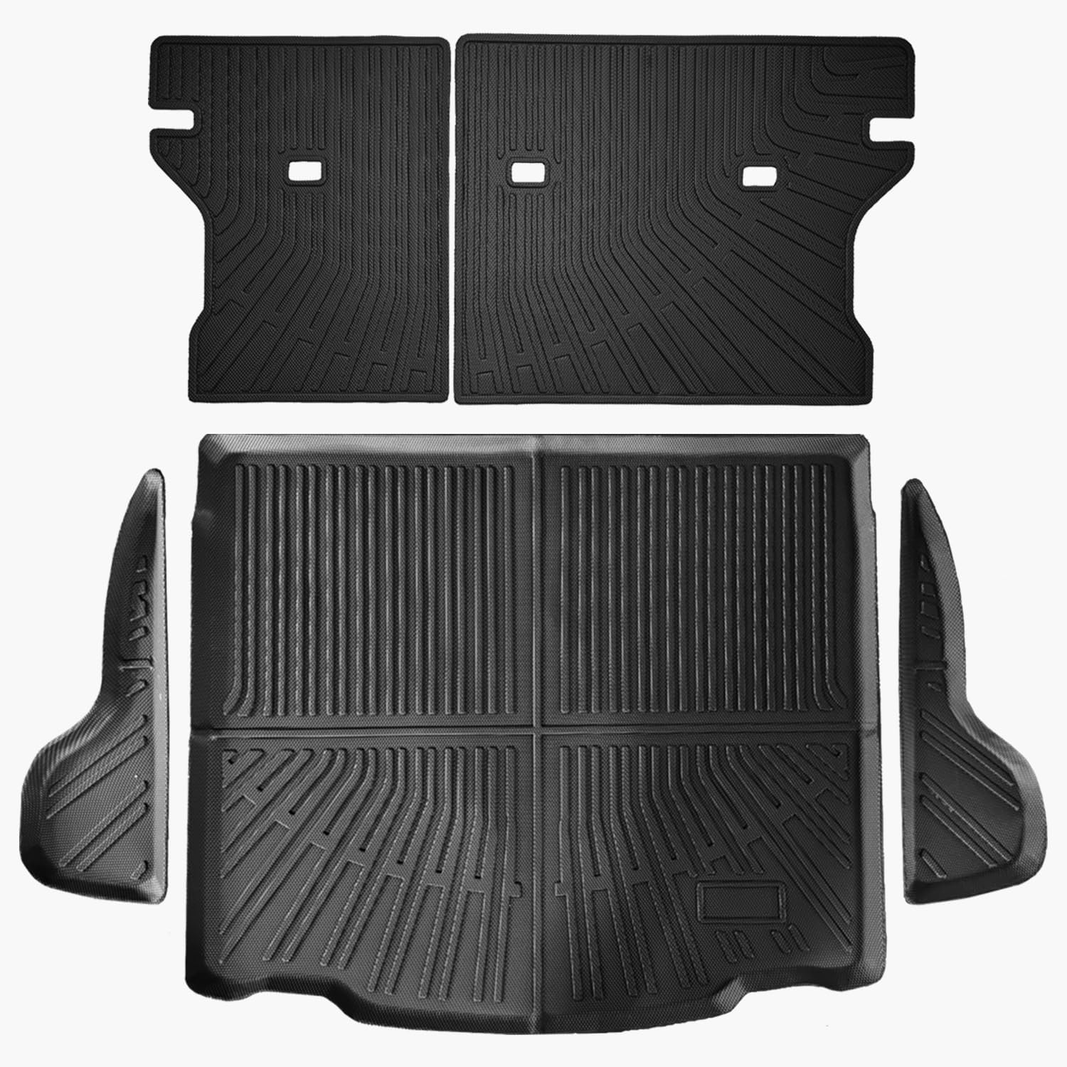 Cargo Liner and Backrest MAT fit for Toyota Corolla Cross Accessories 2022 2023 2024 2025 2026 Cargo Mat TPE All Weather Protection(Only FWD Models)