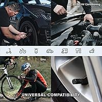 Vista 7 de Kit de herramientas de extracción de vástago de válvula de neumático, incluye herramienta de extracción de núcleo de válvula Presta mejorada, 18 PCS