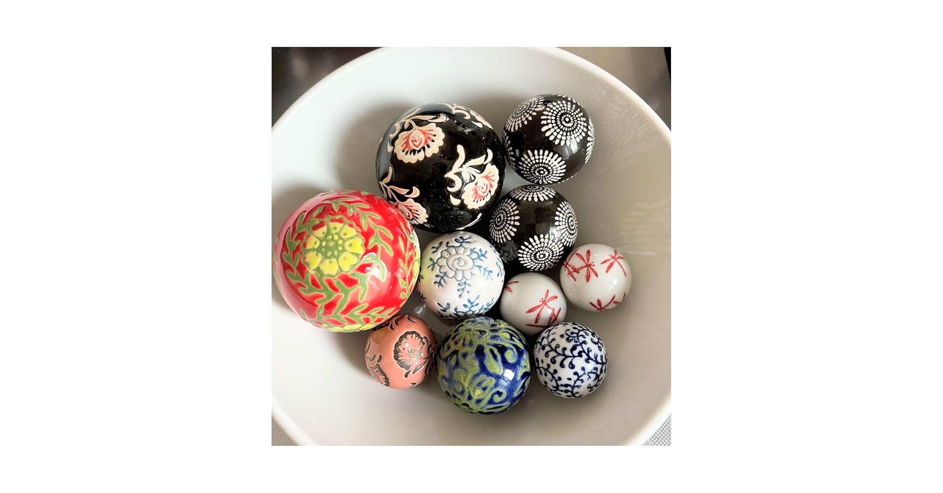 Amazon.co.jp: 早い者勝ち！浮陶器 浮き玉 浮球 10個セット 睡蓮鉢