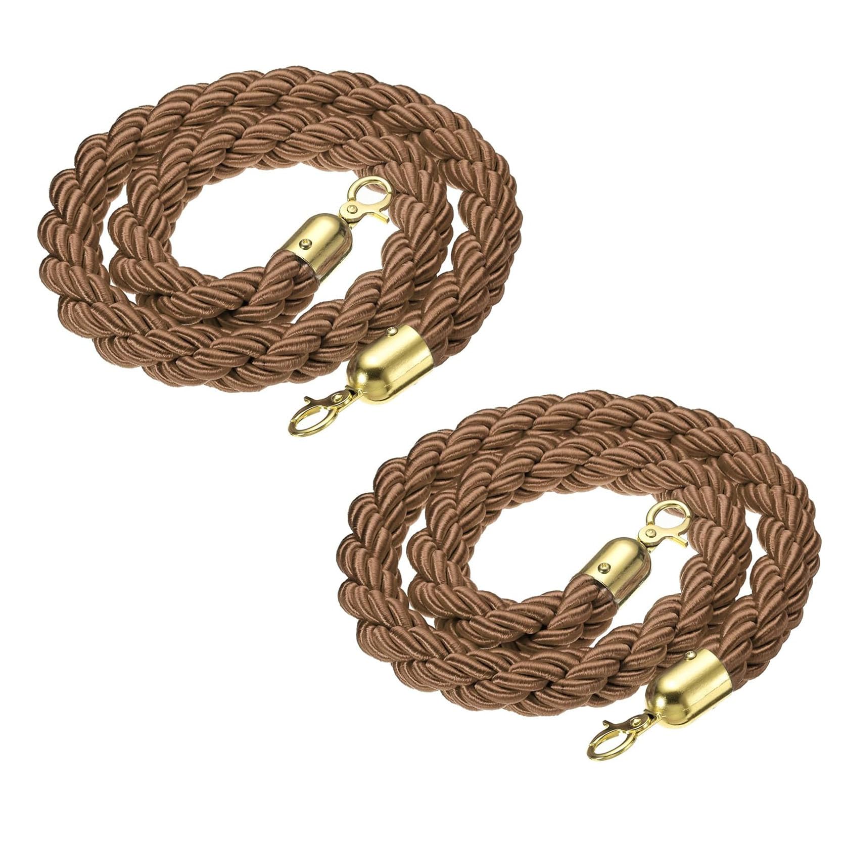 Generico Reti di carico, Rete di Sicurezza per Corda di Iuta Resistente, Protezione per Bambini, Corda per Bambini, 2 Pezzi, Corde di staccionata Intrecciate da 1 Metro - Corda barriera per Il Contro