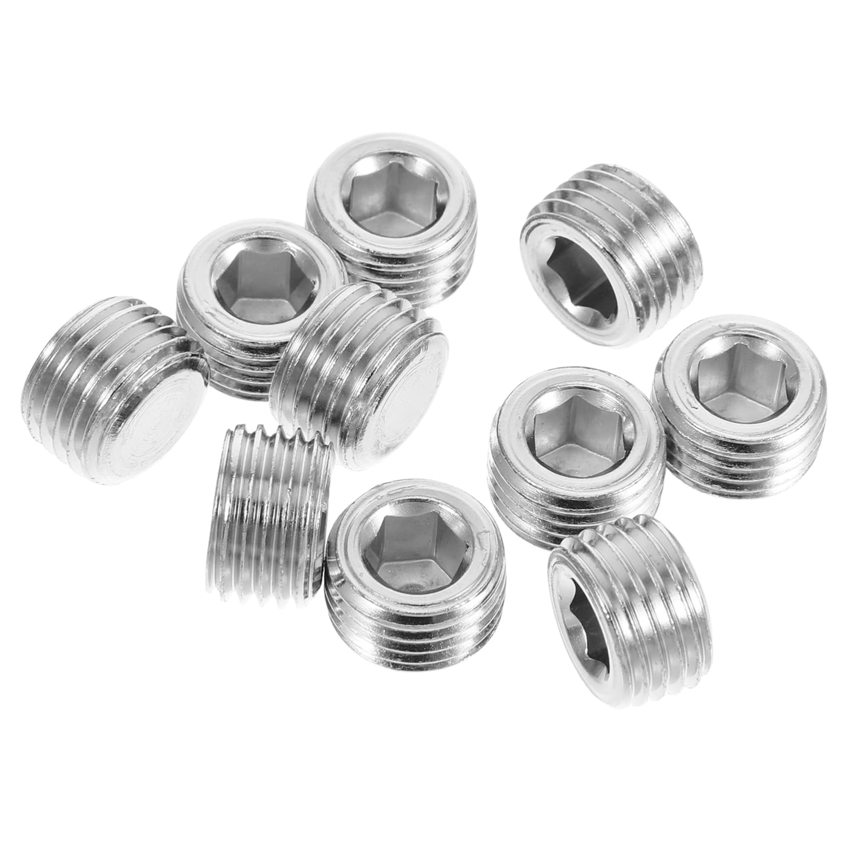 IWOWHERO Thread Repair Kit Pcs Head Pipe Plug Fitting Stainless Plug for Sealing and Blocking