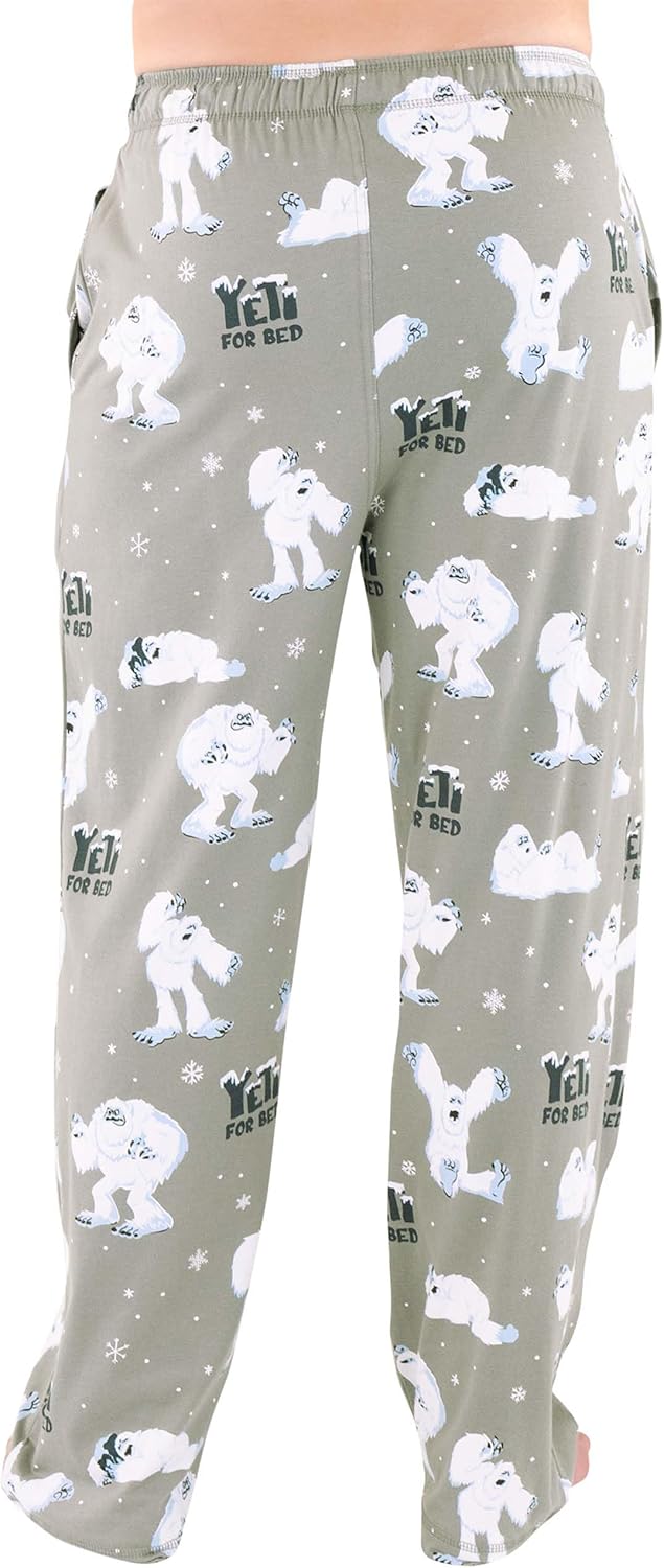 Lazy One Bear & Bigfoot Pajama Pants For Men, Men's Separate Bottoms, Lounge Pants, Funny, Humorous - Image 2