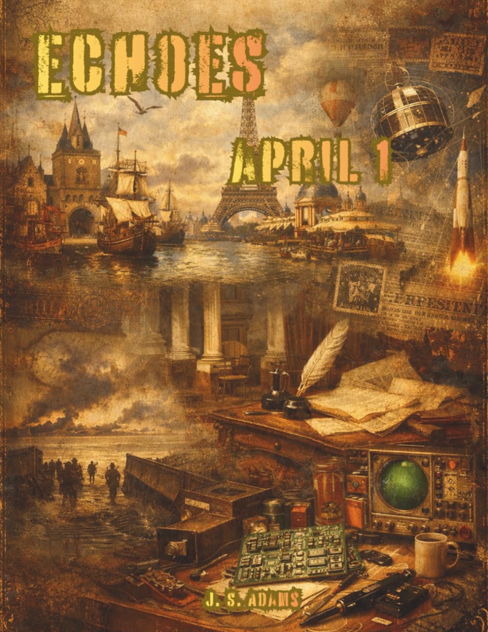 Echoes: April 1: A Coloring Journey Through April 1st in History (Echoes: A Coloring Journey Through History)