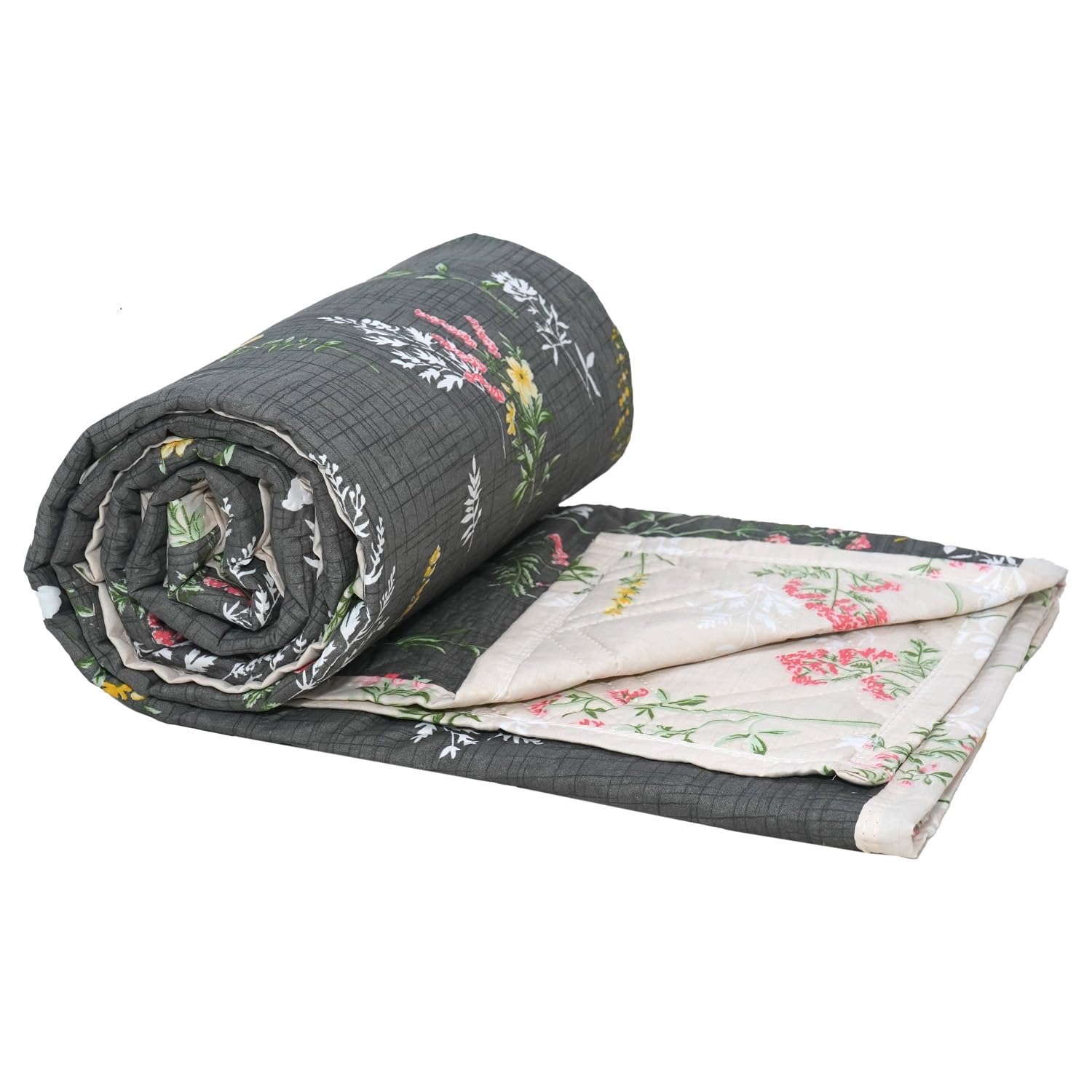 Akshya Reversible AC Comforter Single Bed Blanket for Summer/mild Winter