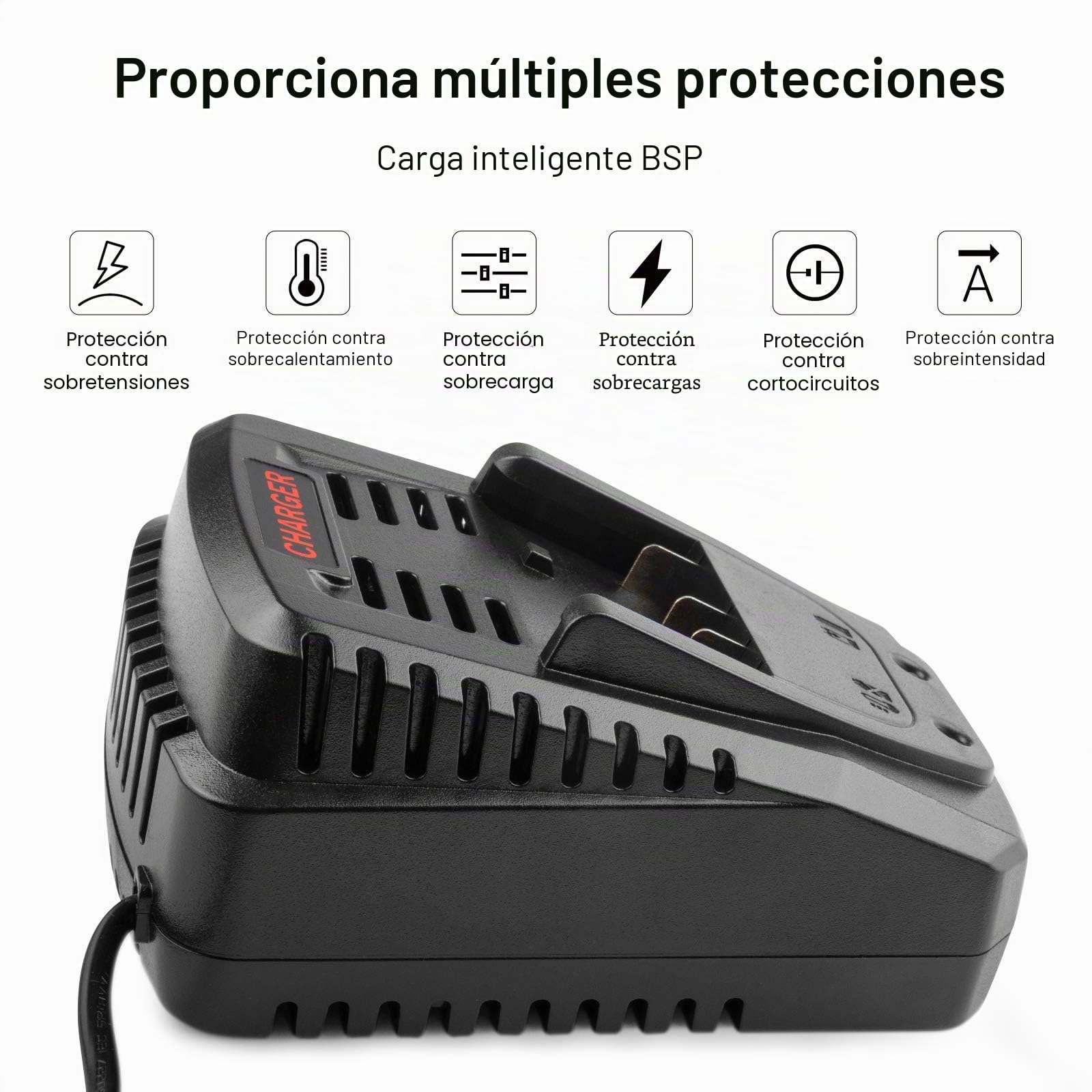 ASUNCELL Cargador de repuesto para Bosch 14,4 V-18 V BC660 BC1880 BAT609 BAT609G BAT618 BAT618G BAT614 BAT614G Cargador rápido de batería de iones de litio, cargador de herramientas eléctricas de