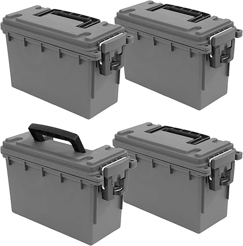 Miniatura 17 de Sheffield 12706 Contenedores de almacenamiento con tapas, paquete de 2 contenedores de almacenamiento apilables, fabricados en EE. UU., contenedores