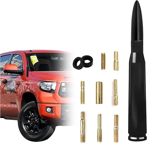 Antena de bala para automóvil, accesorios de decoración exterior de camión, antena de repuesto de vehículo de automóvil con Ford F150 F250 F350RAM