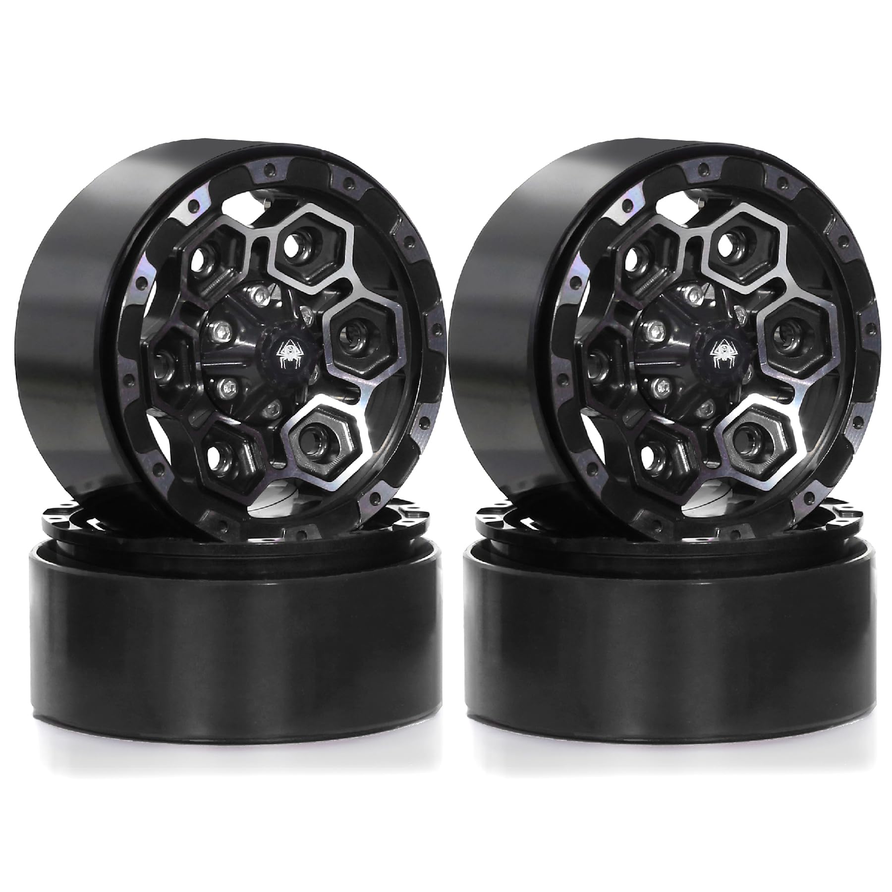 Amazon.com: REDSPIDER 1.9 Beadlock Wheels 12mm Hex（4pcs