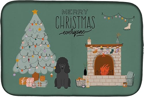 Miniatura 72 de Caroline's Treasures CK7824DDM - Tapete absorbente para secado de platos con diseño de bulldog inglés, rojo y blanco, para encimera de cocina, 14 x