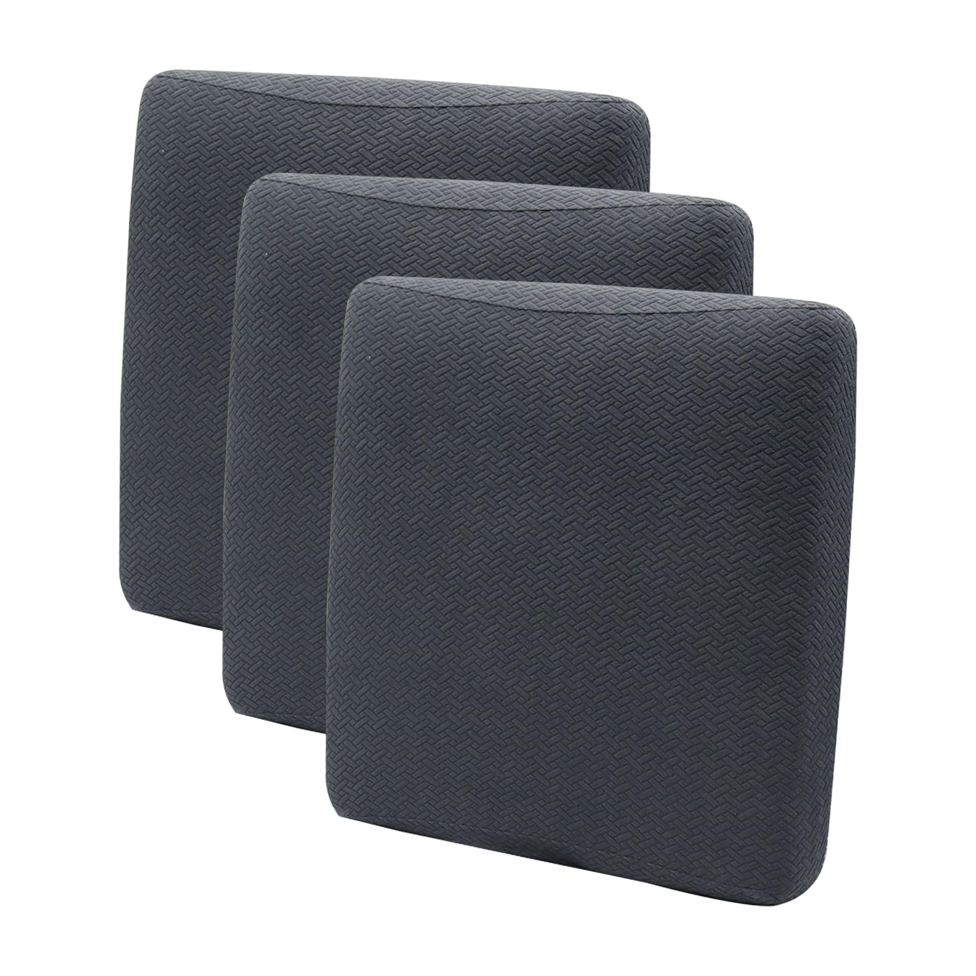 3 x wasserdichte Sofakissenbezüge, Stretch-Sitzschoner für Sessel, Loveseat und Couch, waschbar, dicker Stoff, langlebig, Pelzbezüge, Möbelschutz