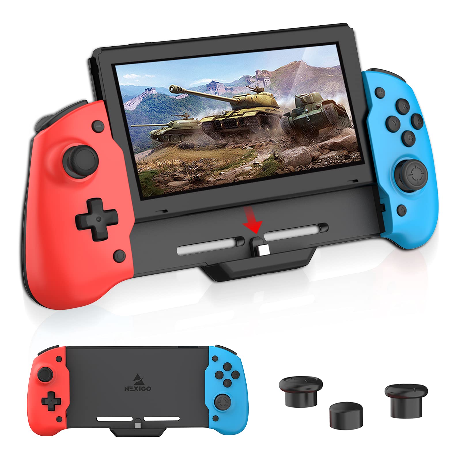 Buy NexiGo Switch Controller for Handheld Mode, Ergonomic Controller