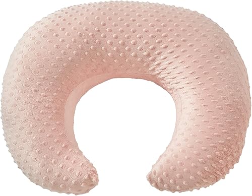 Miniatura 5 de Almohada de lactancia y posicionador con funda Minky, almohada de alimentación mejorada de versión grande para lactancia materna y alimentación con