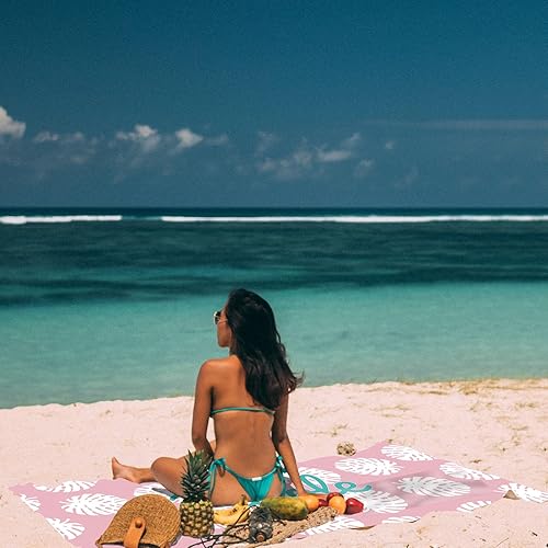 Miniatura 4 de Toalla de playa personalizada de frutas de verano, toallas de playa personalizadas para playa, baño, piscina, manta de sol para niños y adultos,