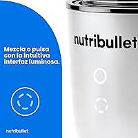 Vista 5 de nutribullet Batidora Ultra Personal NB50500AW, 32 oz, Blanco Perla