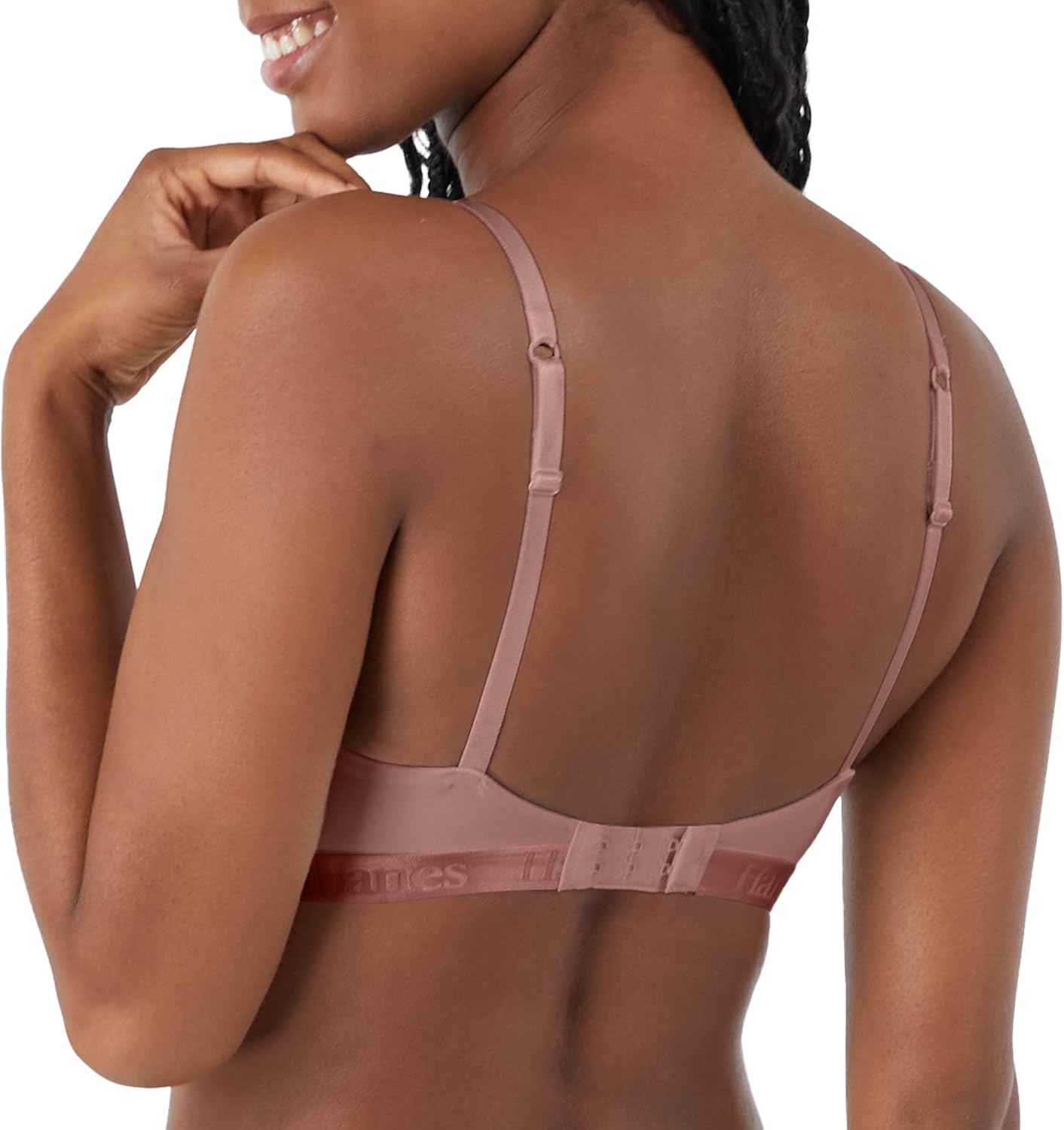 Hanes Women's Originals Supersoft String Bralette, Pullover Bra, Scoop Neckline - Image 2