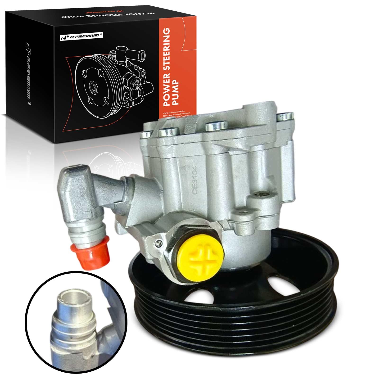 Photo 1 of A-Premium Power Steering Pump with Pulley for Mercedes-Benz