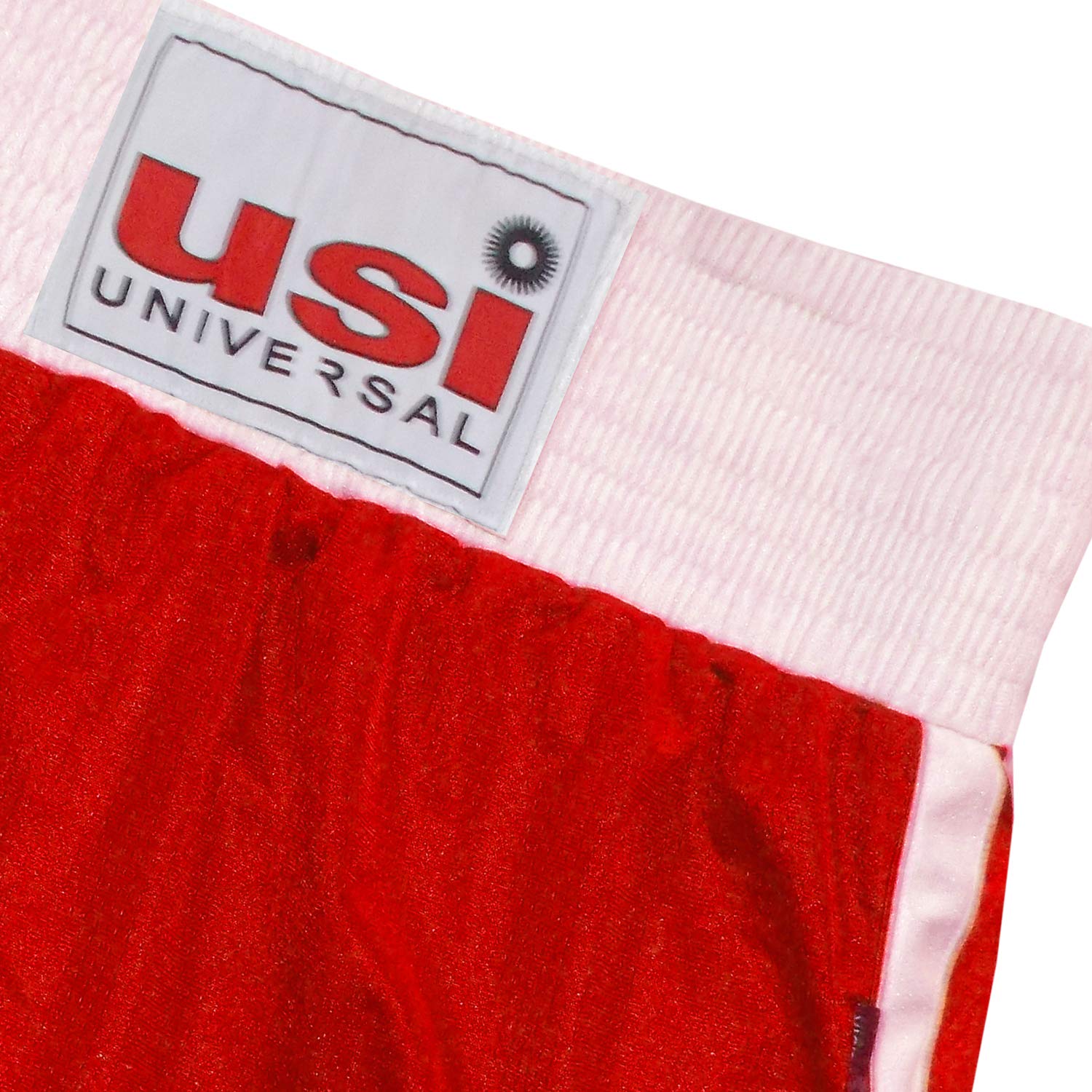 USI UNIVERSAL Boxing Uniform Short & Vest Set, 409LSV Light Weight Sports Dress Boxing Suit Boxing Dress for Women Boxing Uniform with Vest & Shorts for Boxing (Red, 32) 1