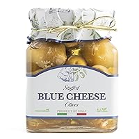 Vista 1 de Giusto Sapore Aceitunas Rellenas de Queso Azul 10oz