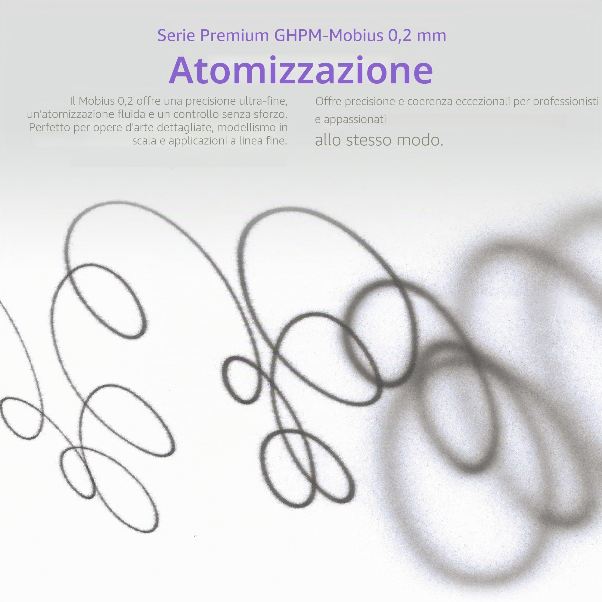 Gaahleri Aerografo Premium Series GHPM-Mobius 0,2 mm
