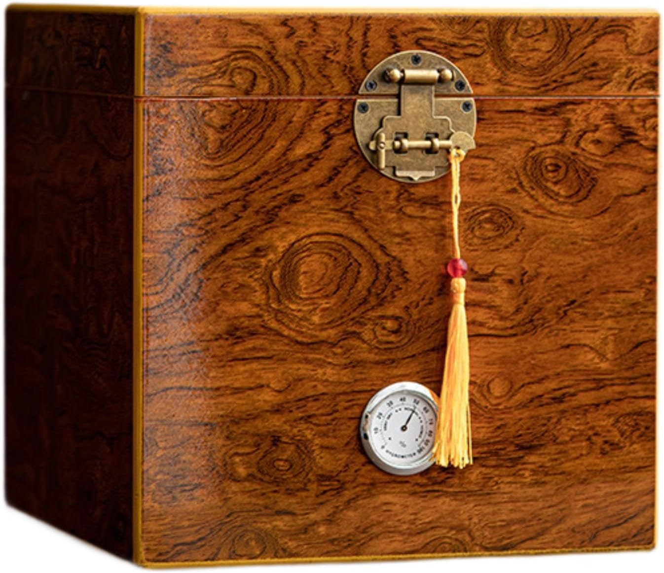 Tea Storage Box Organizer Box Metal Clasp Practical Creative Container Bulk Tea Packaging Box for Candy and Snacks, Large