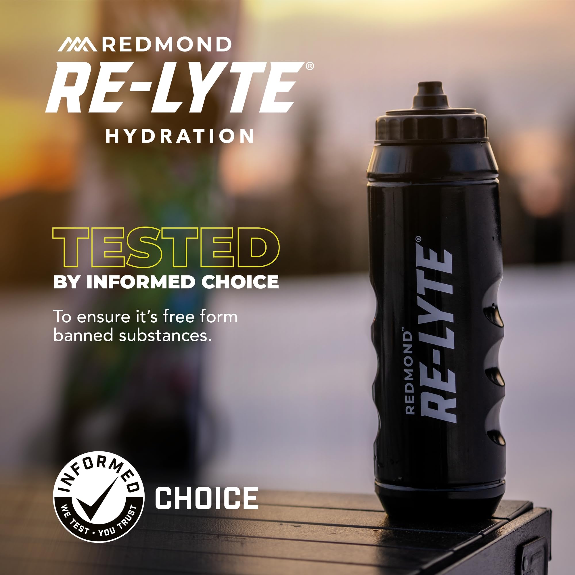 REDMOND Re-Lyte HYDRATION Drink Mix MANGO, lata de 374 g - Electrolitos en polvo, sin azúcar, con auténtica sal Redmond Real Salt, electrolitos, más de 60 minerales y oligoelementos esenciales