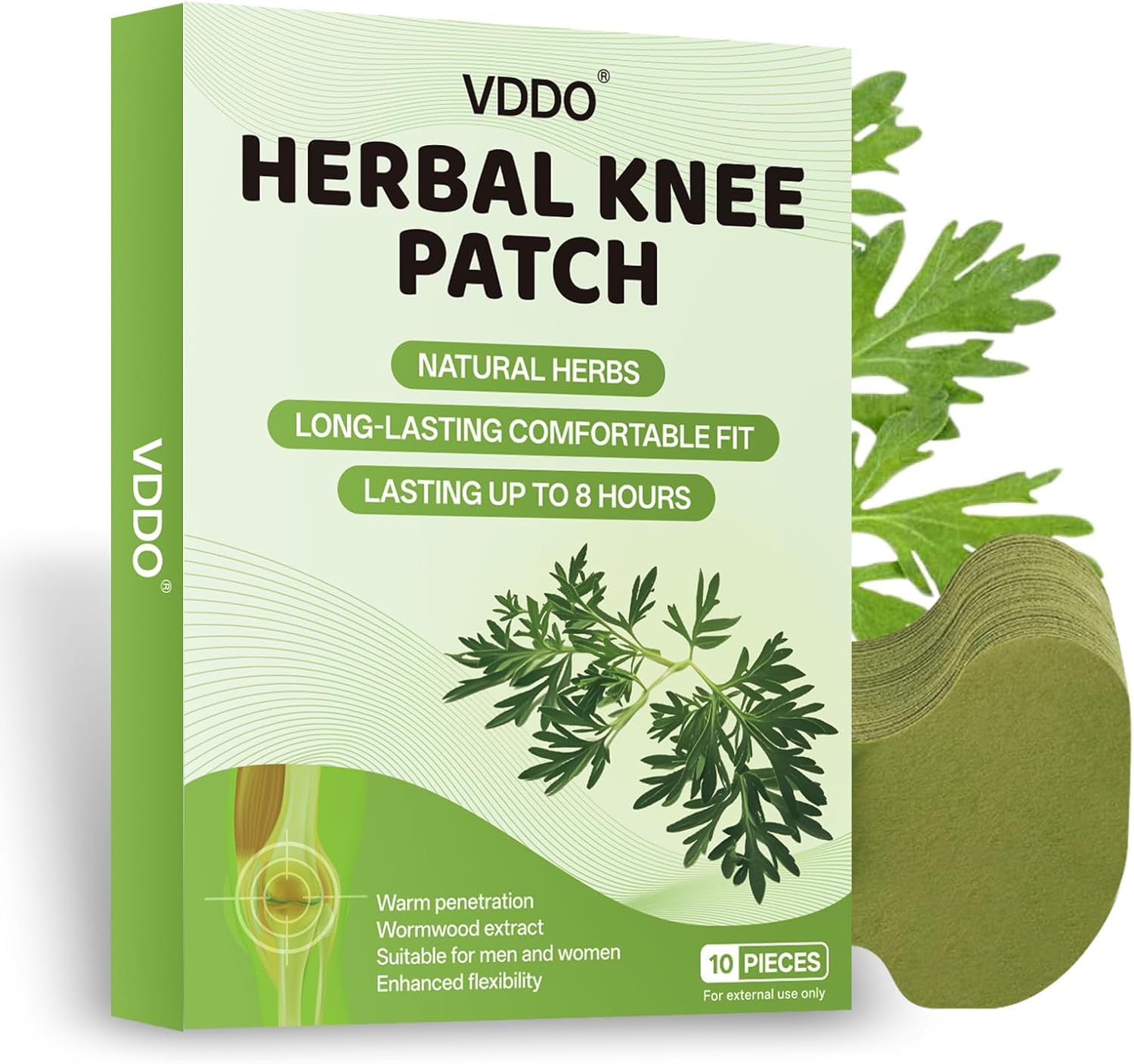 Original Herbal Knee Patch, Adhesive Heat Patches Made with Natural Herbs for All Ages, Maximum Strength for a Temporary Relief, for Knee Support(10 Pads) Original Herbal Knee Patch, Adhesive Heat Patches Made with Natural Herbs for All Ages, Maximum Strength for a Temporary Relief, for Knee Support(10 Pads)