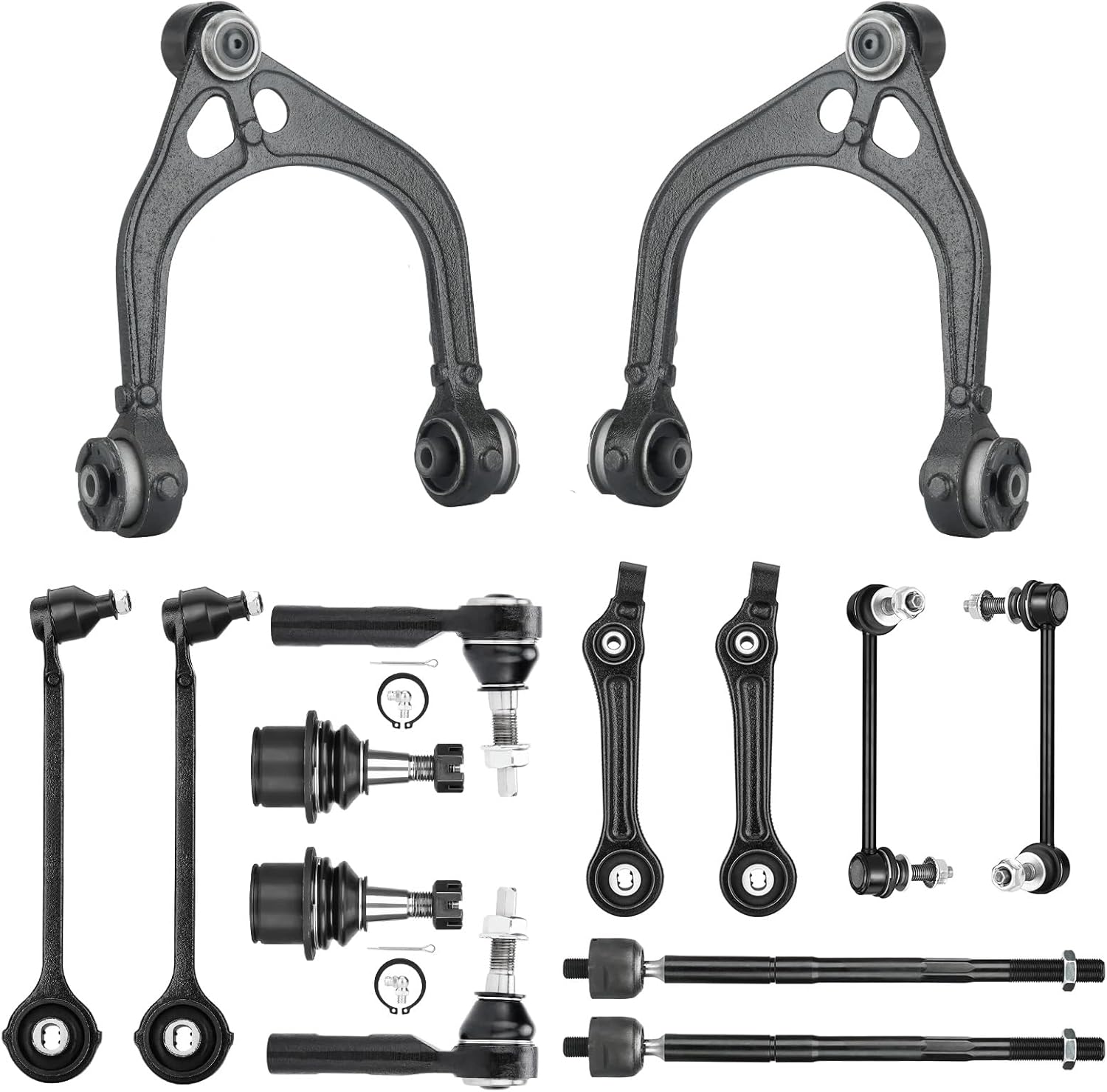 Front Upper Control Arm Compatible with 2005-2020 Chrysler 300, 2008-2020 Dodge Challenger, 2006-2020 Dodge Charger, 2005-2008 Dodge Magnum K620177 K620178 2PCS - RWD Only