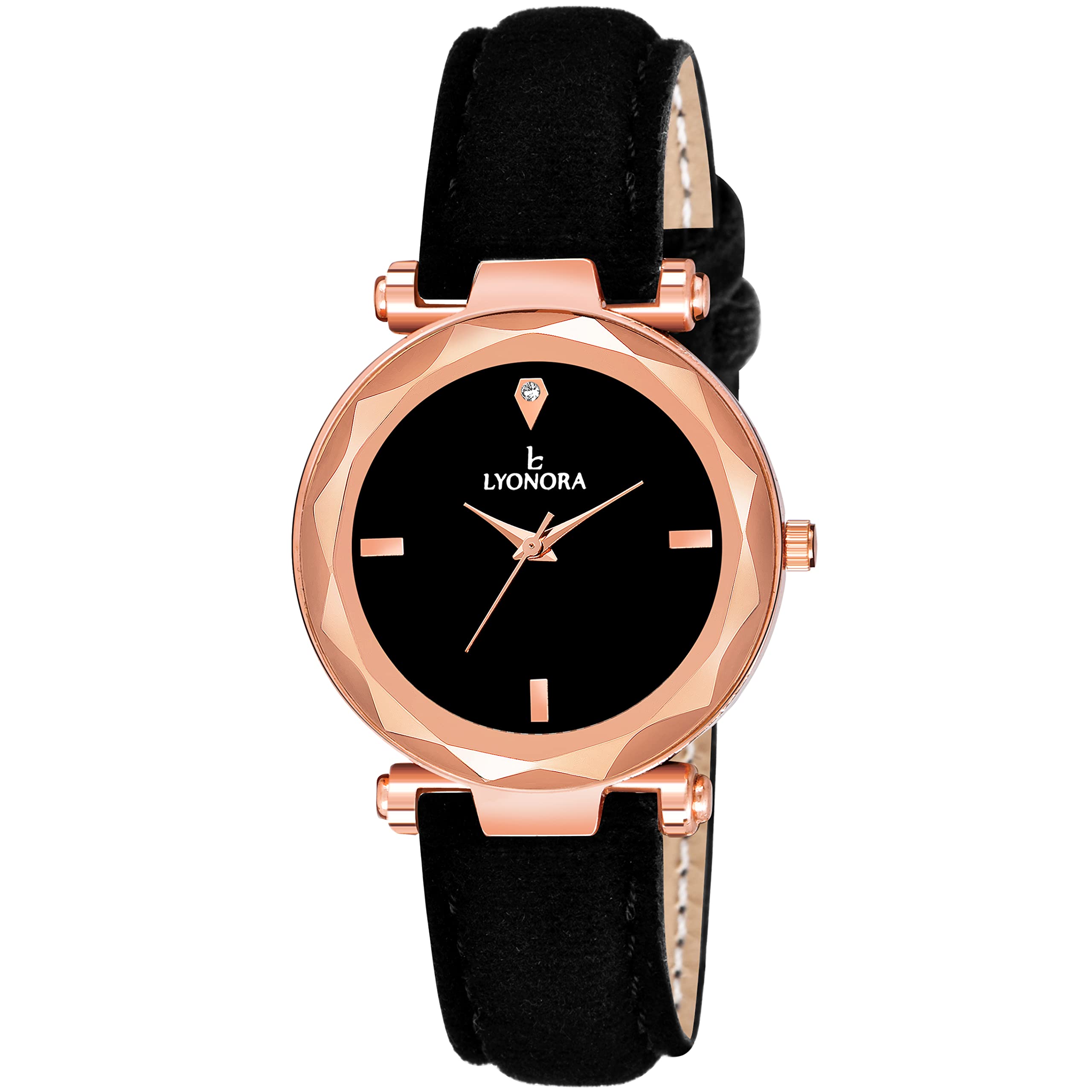 LYONORA Black Analog Watch for Women (Black) (B0BQ35G3WJ) Amazon Price History, Amazon Price Tracker