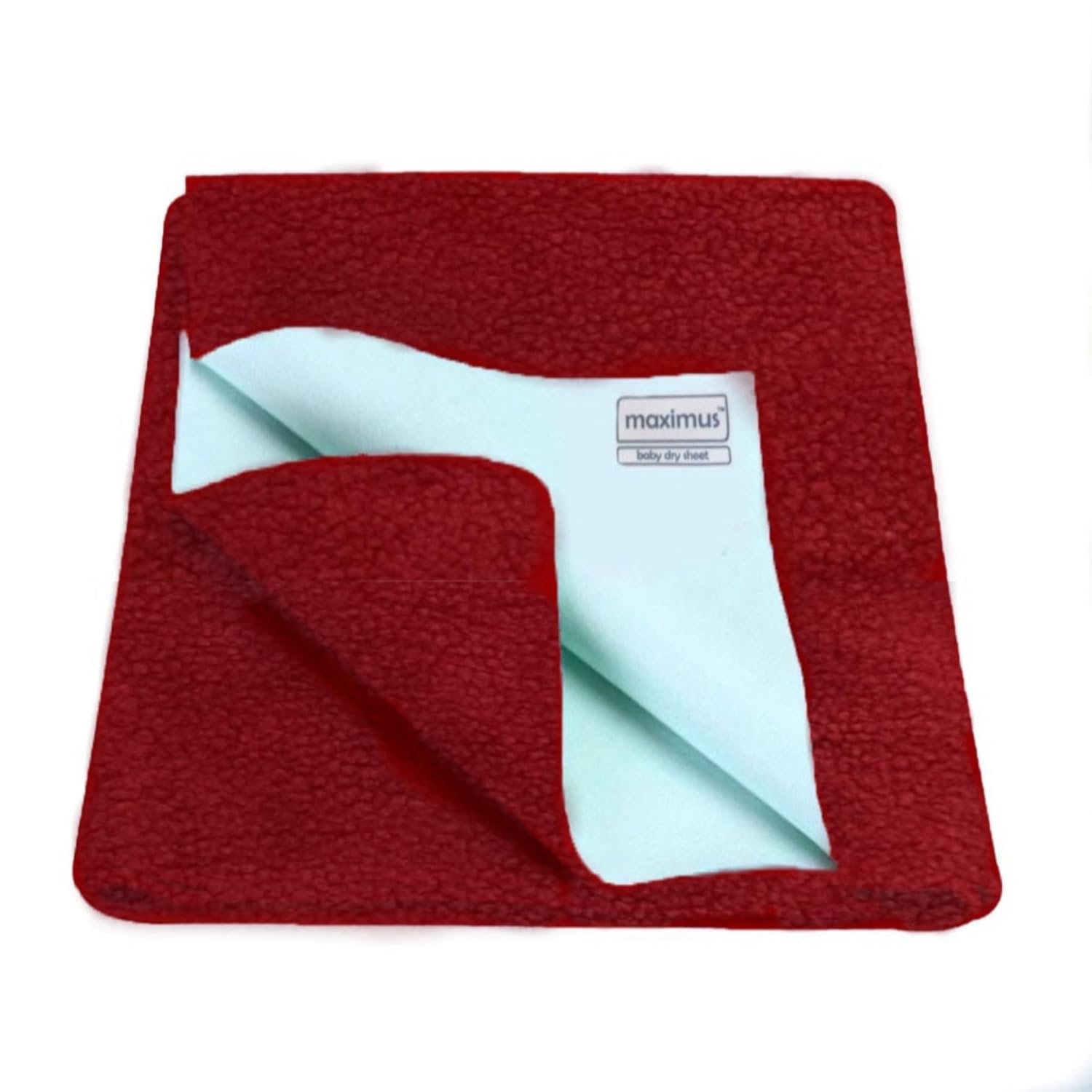 MAXIMUS Dry Sheet for King Size XXL Double Bed | Waterproof Protector Pad Cover | Quickly Dry for Kids and Adults (240cm X 200cm), Maroon MAXIMUS Dry Sheet for King Size XXL Double Bed | Waterproof Protector Pad Cover | Quickly Dry for Kids and Adults (240cm X 200cm), Maroon