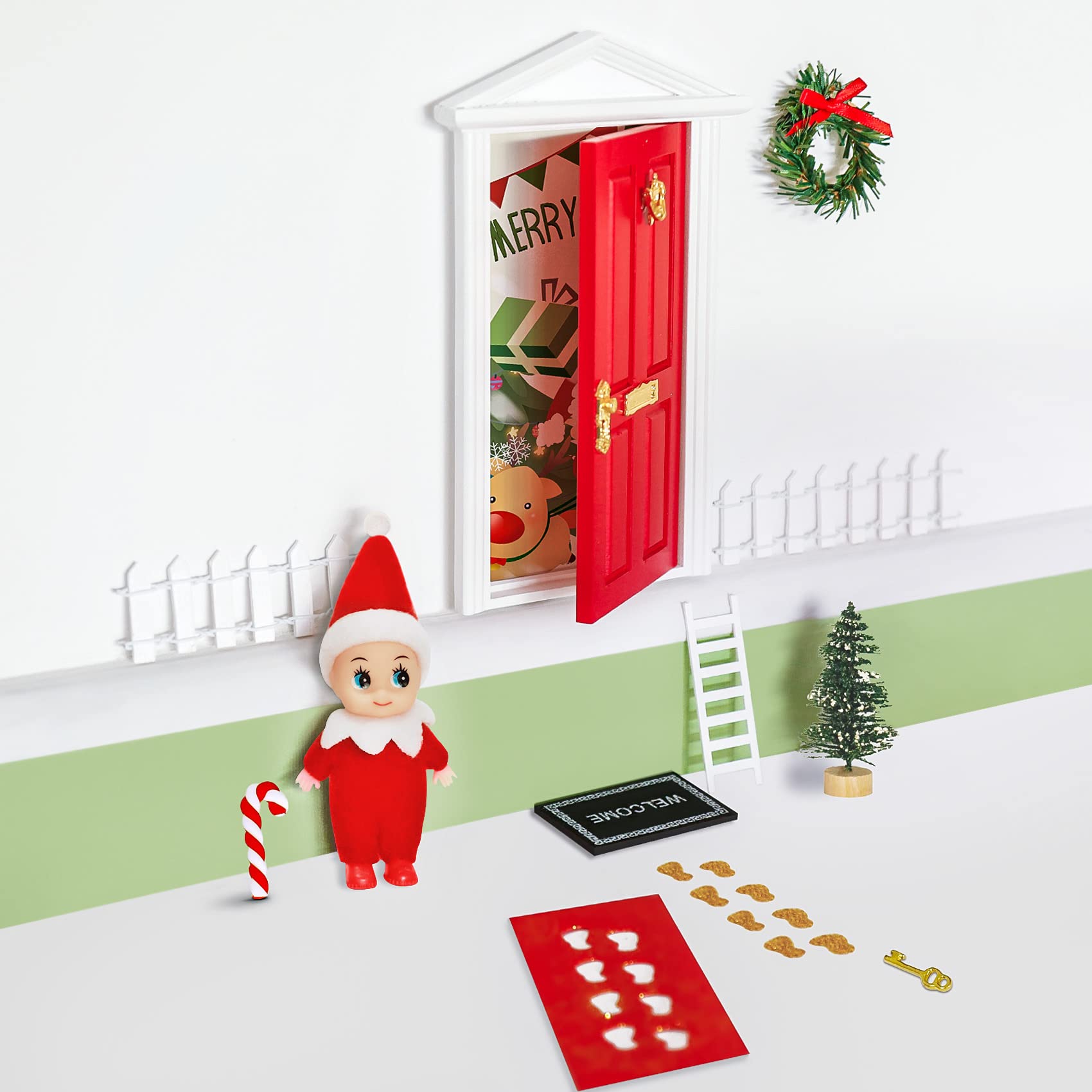 The Elf On The Shelf® Brown Eyed Boy & Elf Door - Magical Christmas Tradition Set - View #3
