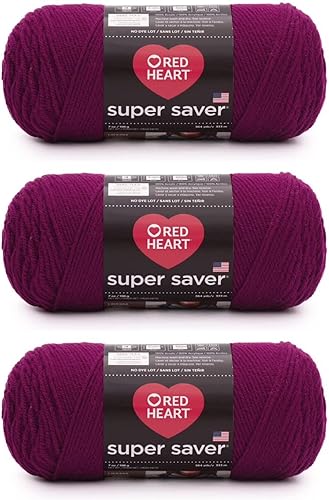 Miniatura 121 de Red Heart Super Saver - Ovillo de lana, diseño de rayas neón Raya - Loro,Pooling - Haute,Rosa Hot,Pooling - Berry,Piscina - Stillwater,Estampado